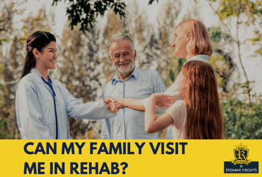 family visit in rehab